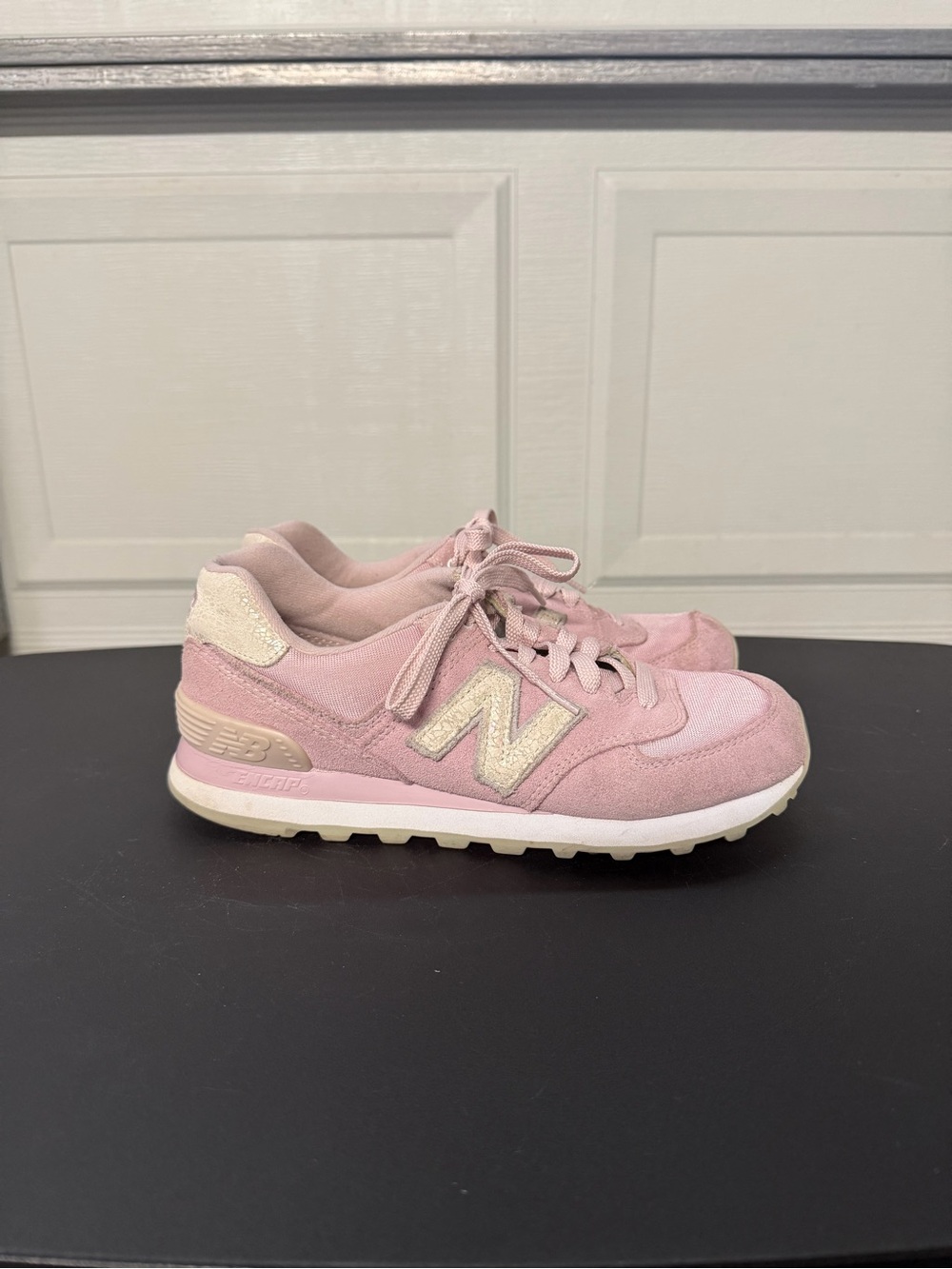 New Balance WL574CIC Shattered Pearl Sneakers - Faded rose/Overcast size 7.5
